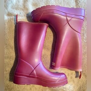 Hunter play tall rain boots EUC